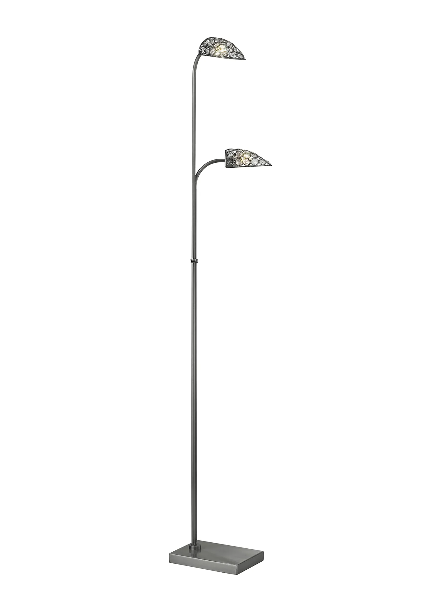 Ashton Crystal Floor Lamps Diyas Multi Head Floor Lamps